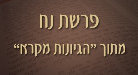 פרשת נח - מתוך הגיונות מקרא - ישראל אלדד